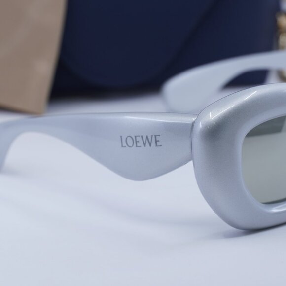 Final Price! Loewe LW40117I 20C Metallized/Silver Sunglasses main image 4